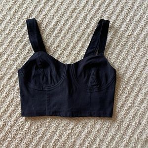 Crop top bustier